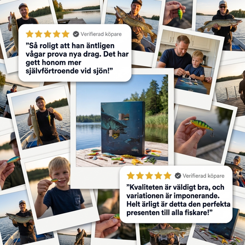 Fiskekalendern - 24 unika fiskedrag