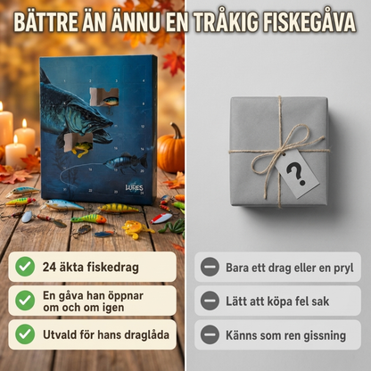 Fiskekalendern - 24 unika fiskedrag