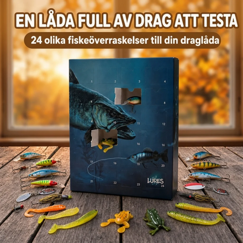 Fiskekalendern - 24 unika fiskedrag